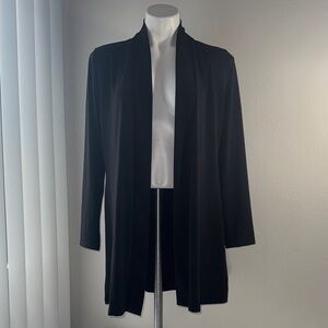 Chico's Black Open Front Cardigan